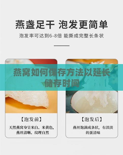 燕窝放哪里储存的更久