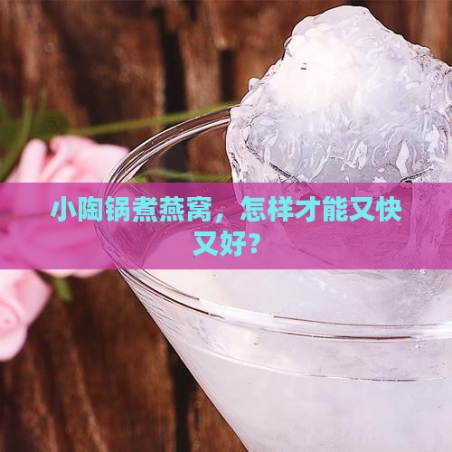 小陶锅煮燕窝怎么煮的好