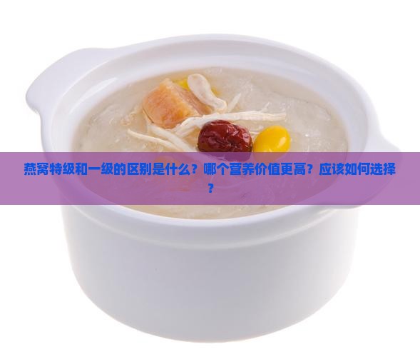 燕窝特级和一级哪个好