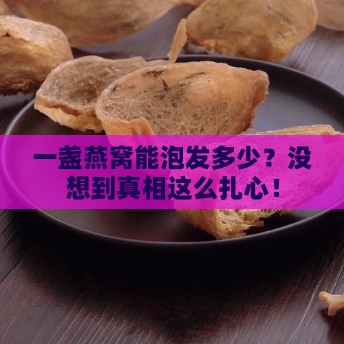 燕窝一盏能泡发多少钱