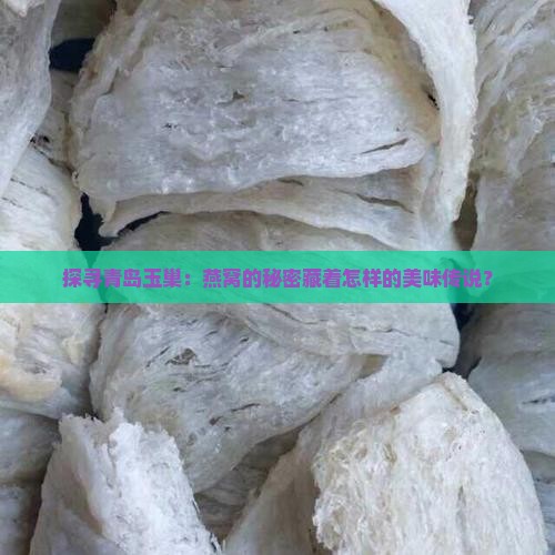探寻青岛玉巢:燕窝的秘密藏着怎样的美味传说? 探寻青岛玉巢:燕窝的秘密藏着怎样的美味传说?