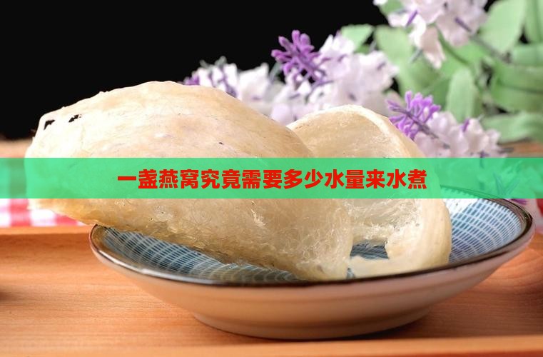 一盏燕窝究竟需要多少水量来水煮