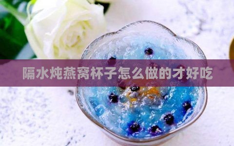 隔水炖燕窝杯子怎么做的才好吃
