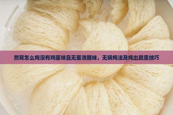 燕窝怎么炖没有鸡蛋味且无蛋清腥味，无锅炖法及炖出胶质技巧