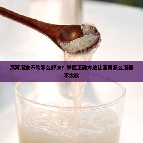 燕窝泡发不太软怎么办