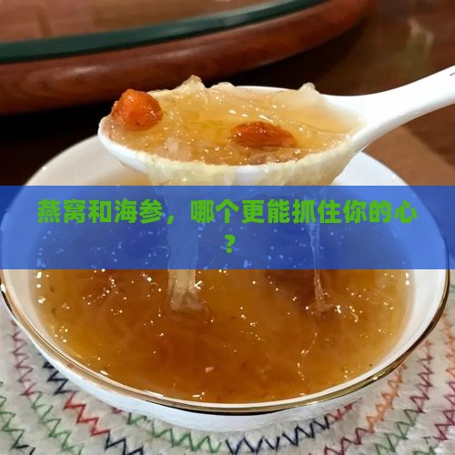 燕窝和海参有什么不同吗