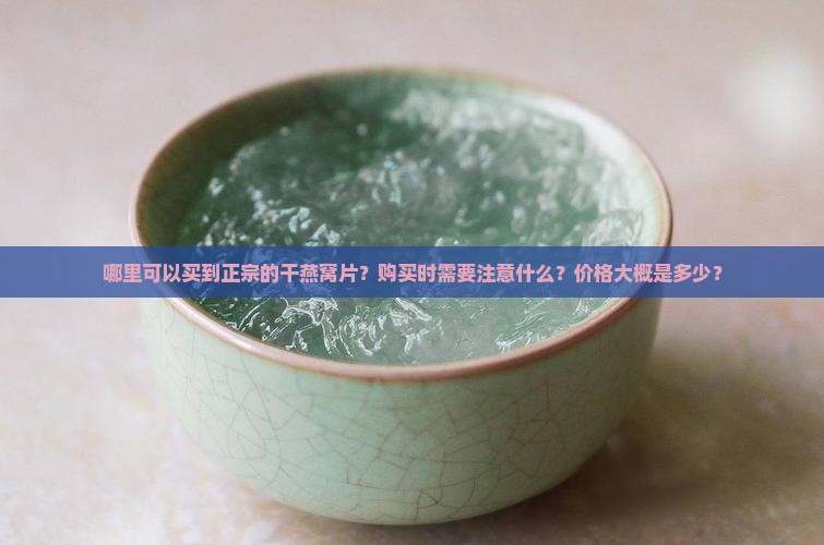哈尔滨怎么买干燕窝片啊