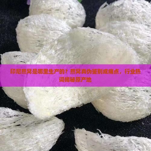 印尼燕窝是哪里生产的