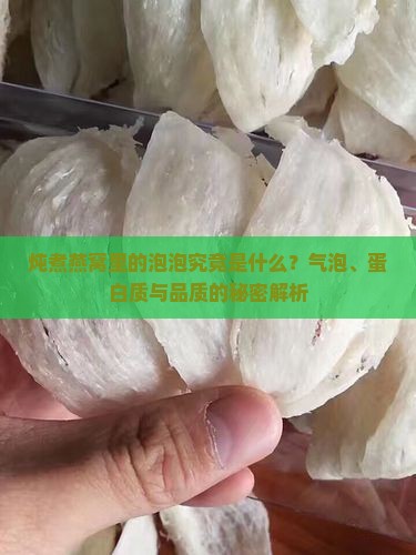 燕窝里的小泡泡是什么