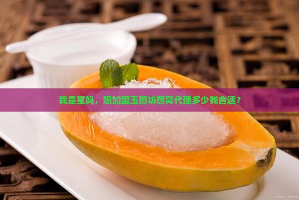 玉燕坊燕窝代理多少钱
