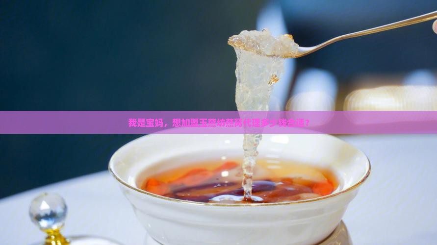 玉燕坊燕窝代理多少钱