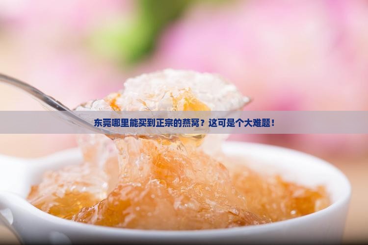 东莞去哪里买燕窝正宗