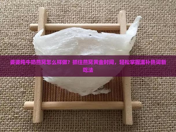 婆婆炖牛奶燕窝怎么样做
