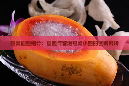 燕窝小盏圆盏怎么区分的