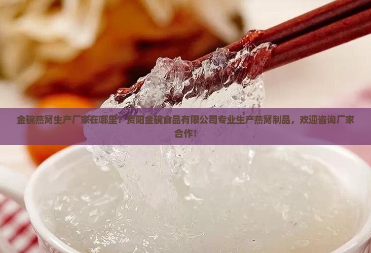 金碗燕窝生产厂家在哪里