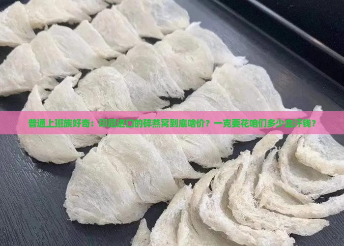 印尼碎燕窝多少钱一克