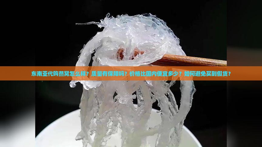 东南亚代购燕窝怎么样啊