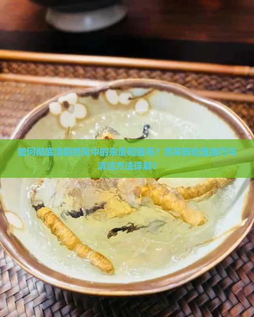 燕窝碎的毛怎么处理掉