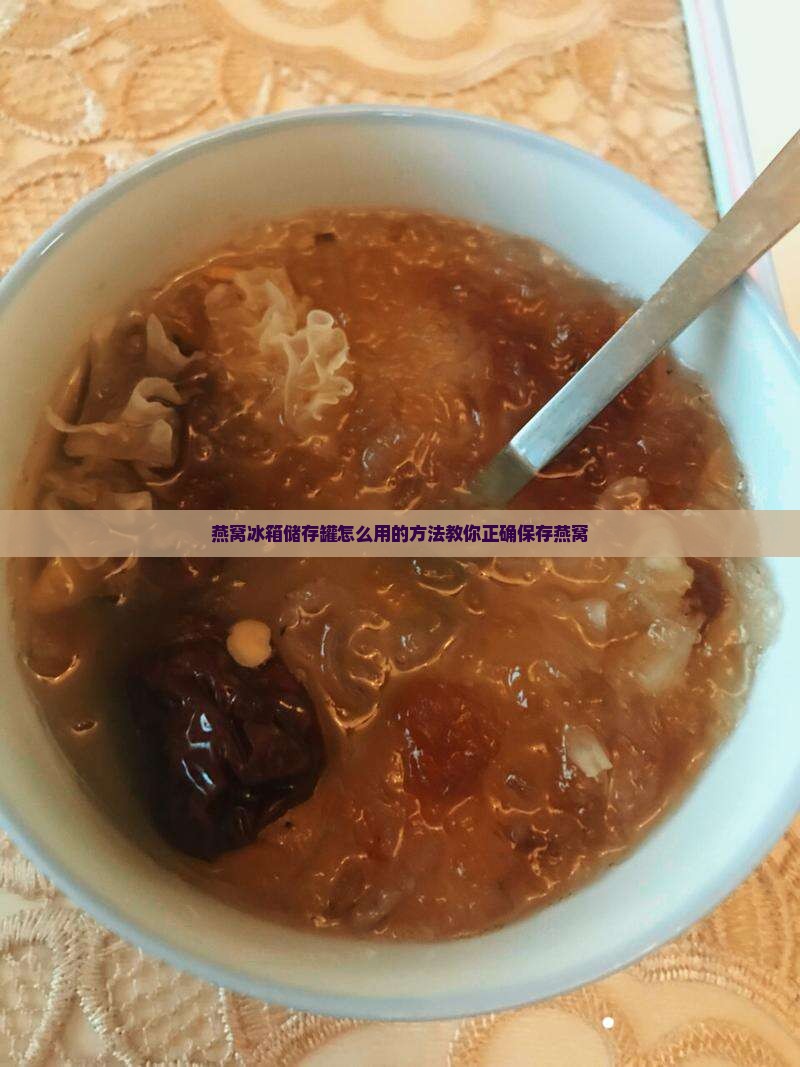 燕窝冰箱储存罐怎么用的