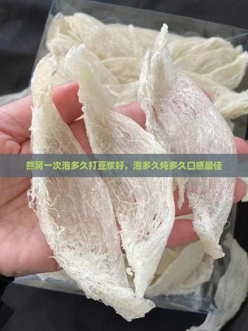 燕窝一次泡多久打豆浆好