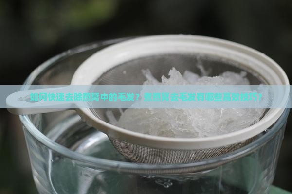 燕窝怎么煮才能去毛发快