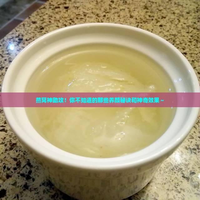燕窝有什么好功效与作用