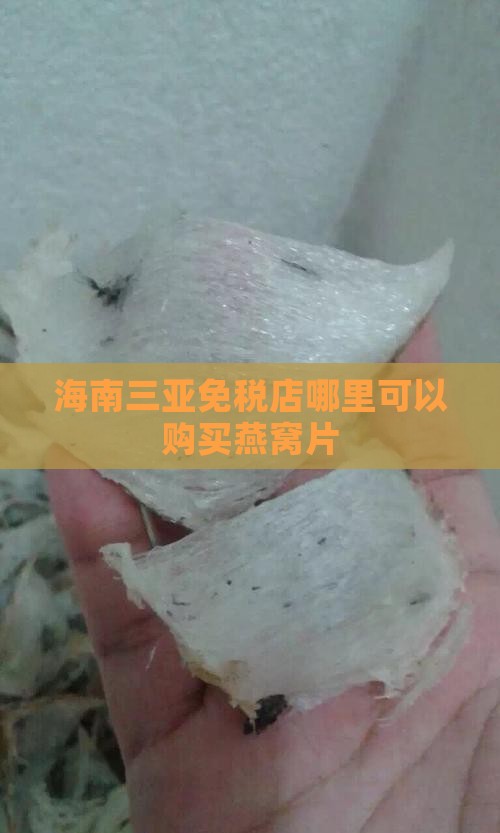 三亚哪里可以买燕窝片