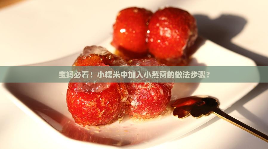 小糯米小燕窝怎么做的