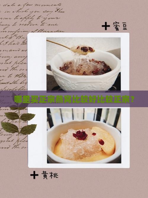 燕窝条买哪里的比较好呢