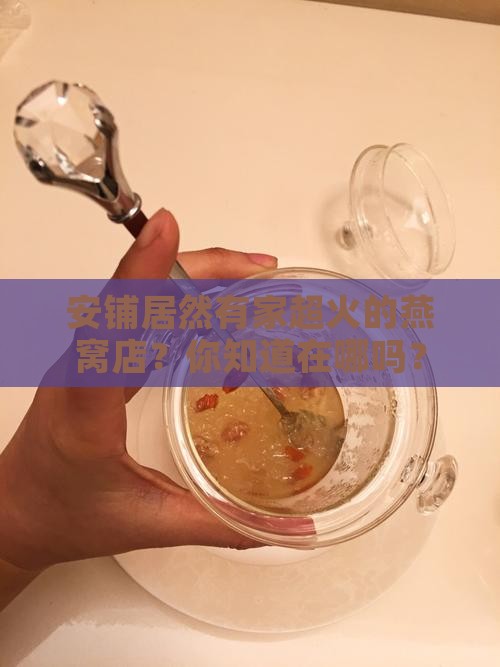 安铺燕窝网红店在哪里啊