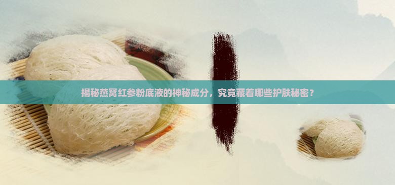 燕窝红参粉底液成分是什么