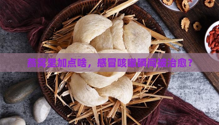 感冒咳嗽燕窝加什么炖