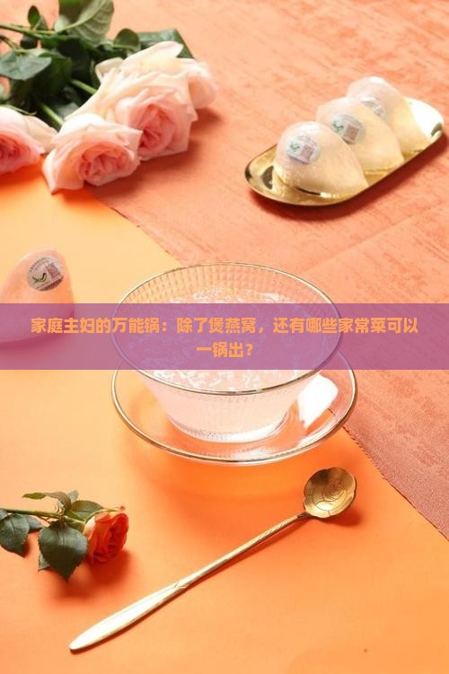煲燕窝的锅还能做什么