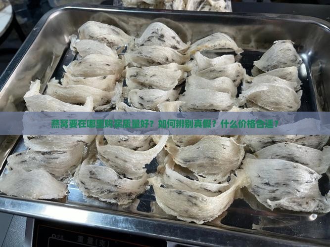 燕窝要哪里买的最好呢