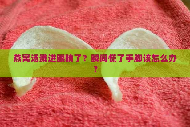 燕窝的水进眼睛了怎么办