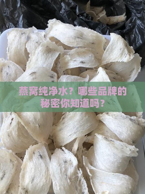 燕窝纯净水有哪些牌子的