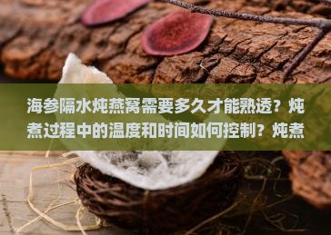 海参隔水炖燕窝多久熟了