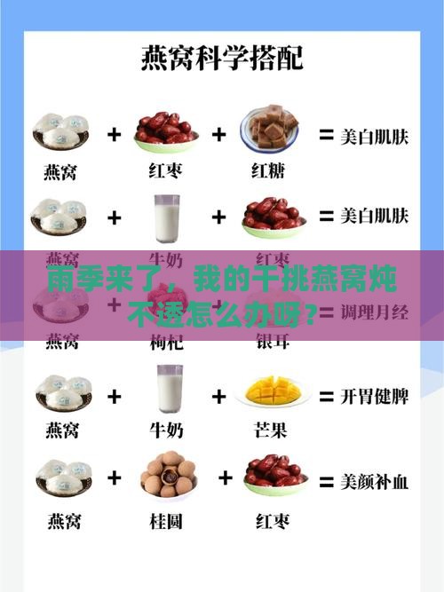 雨季干挑燕窝不耐炖怎么办
