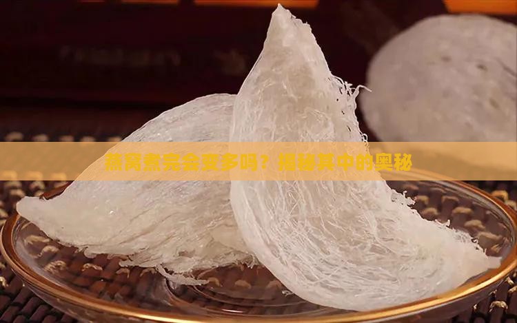 燕窝煮完会变多吗为什么