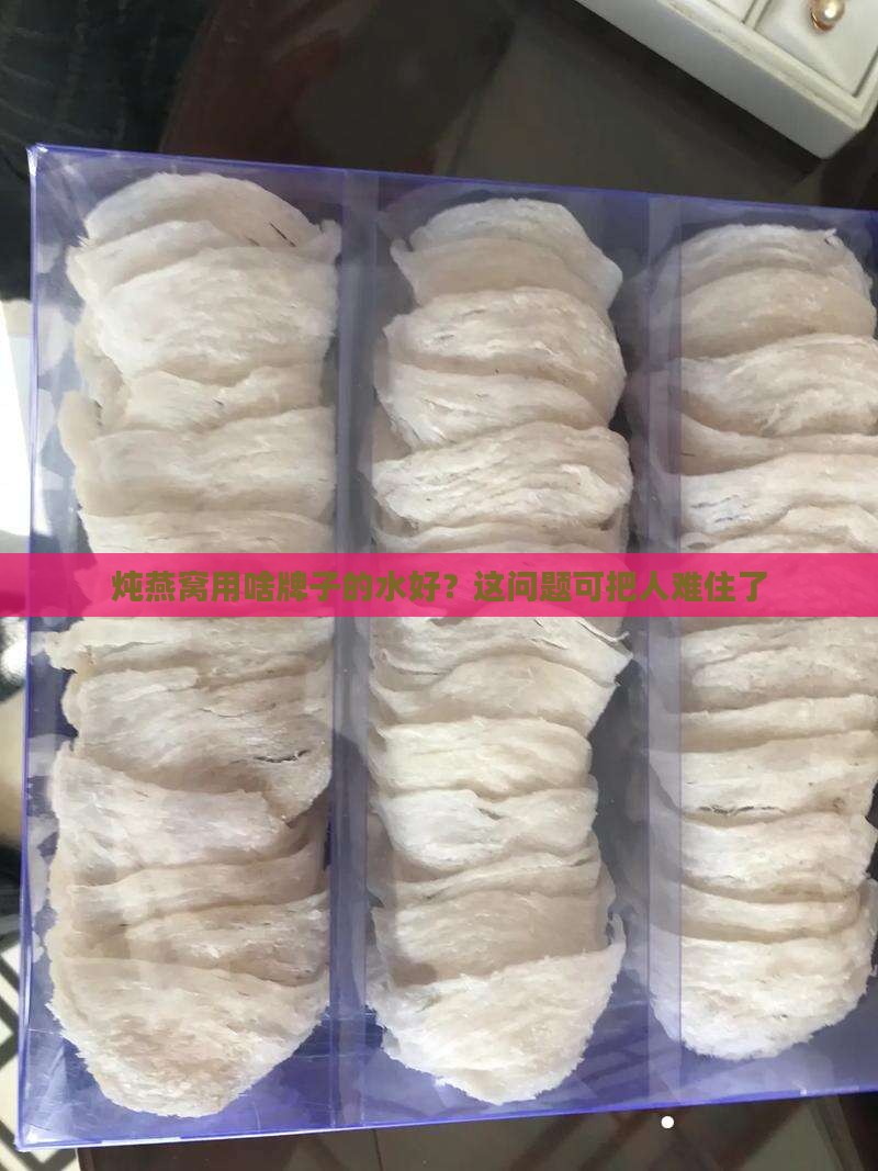 炖燕窝用哪个牌子的水