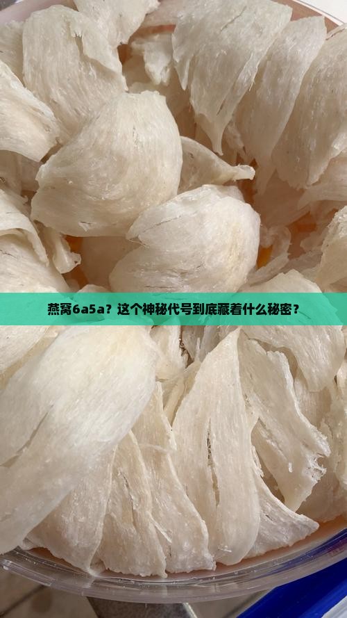 燕窝6a5a指的是什么意思