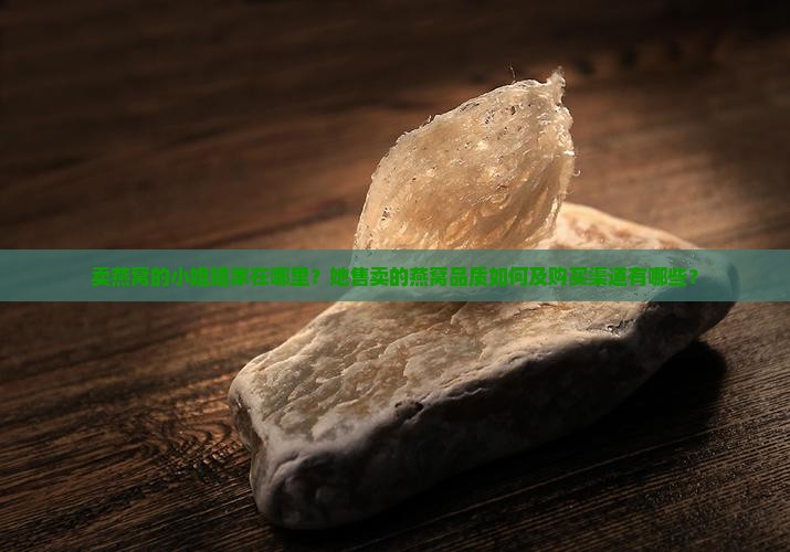 卖燕窝的小姐姐家在哪里