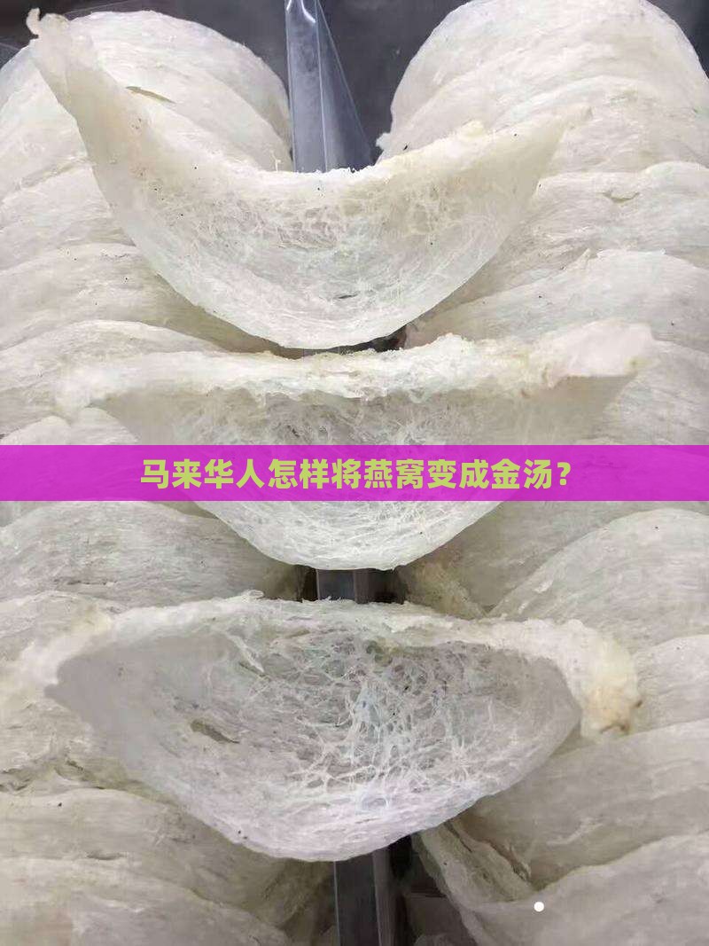 马来华人卖燕窝怎么样