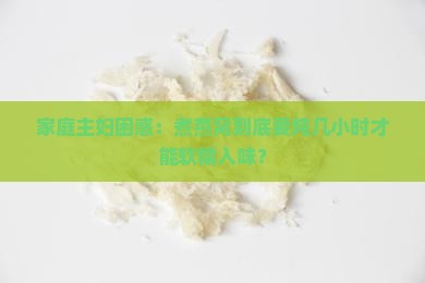 燕窝需要煮多久才会煮熟