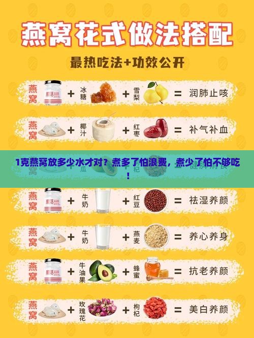 1克煮燕窝要放多少水