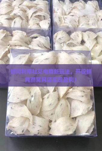 鲜炖燕窝怎么开网店赚钱 鲜炖燕窝怎么开网店赚钱