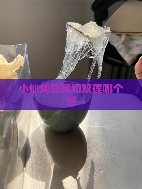 小仙炖燕窝和双莲哪个好