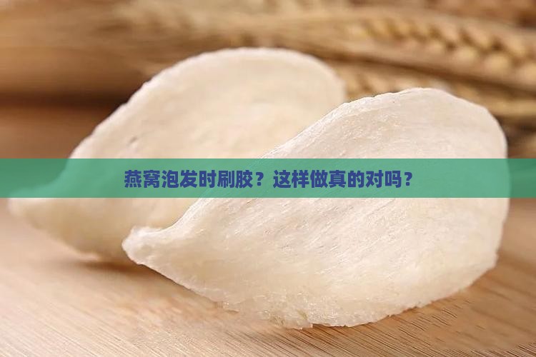 燕窝泡发刷胶好吗怎么做