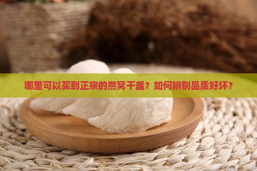 燕窝干盏在哪里买的到