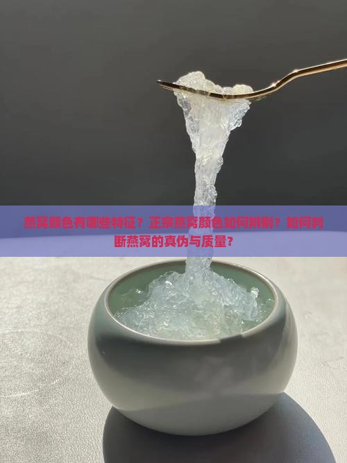 正宗燕窝颜色什么样子